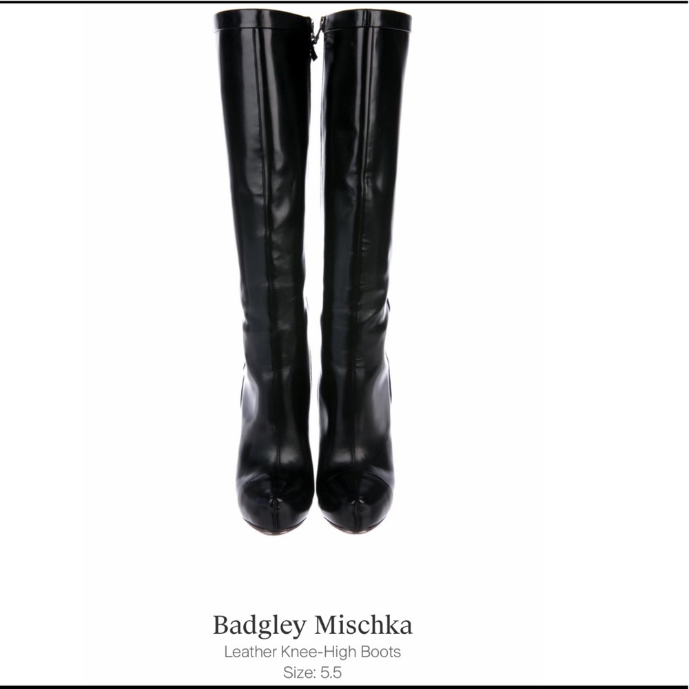 Badgley Mischka Platform Boots - Picture 2 of 4